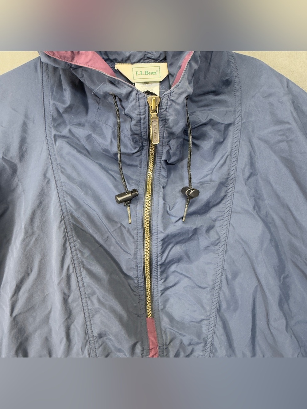 Vintage LL Bean Women's xl Aztec Anorak camping hiking pullover jacket 90s - Picture 5 of 15